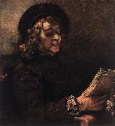 REMBRANDT Harmenszoon van Rijn Titus Reading du France oil painting reproduction